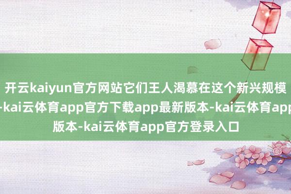 开云kaiyun官方网站它们王人渴慕在这个新兴规模占据置锥之地-kai云体育app官方下载app最新版本-kai云体育app官方登录入口