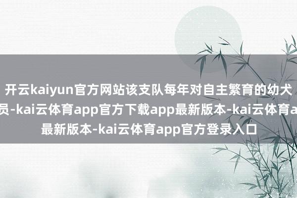 开云kaiyun官方网站该支队每年对自主繁育的幼犬进行幼训遴荐探员-kai云体育app官方下载app最新版本-kai云体育app官方登录入口